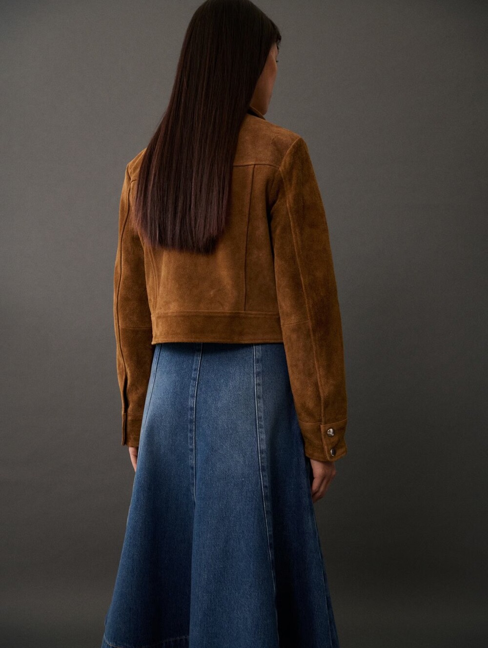 Mango Genuine Suede Western Jacket - Picture 4 of 8